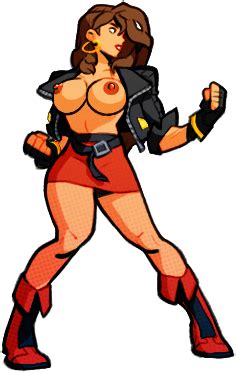 Скачать Streets of Rage Blaze nude mod в юбке Скины