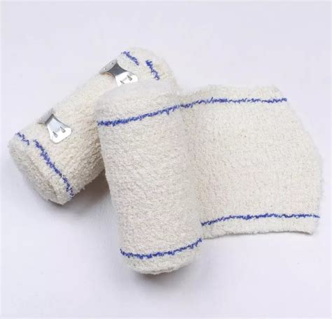 Medical 100 Cotton Bandage Bleached Pure Cotton Elastic Crepe Bandage