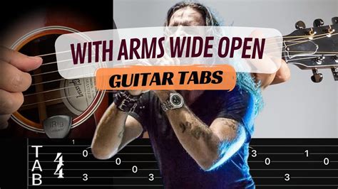 With Arms Wide Open Creed Guitar Lesson With Tabs Youtube