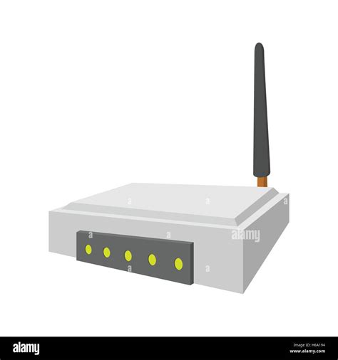 Wi Fi Router Cartoon Icon Stock Vector Image Art Alamy