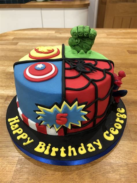 Avengers cake | Easy avengers cake, Avengers cake design, Avengers ...