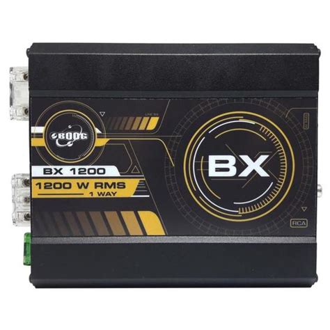 Modulo Boog Bx1200 1 1200w Rms 1 Canal 1 2 ou 4 Ohms Módulo