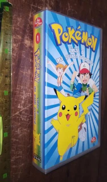 VHS VHS POKÉMON VHS N1 L INIZIO DI Una Grande Avventura Bim Bum Bam