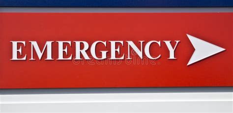 Emergency Sign Royalty Free Stock Image - Image: 26227066