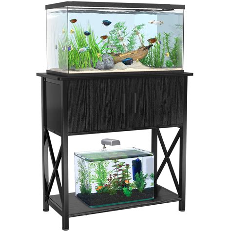 "GDLF Versatile 29 Gallon Metal Aquarium Stand with Cabinet, 30.7""L*12 ...