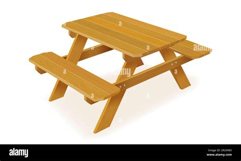 Cartoon Picnic Table