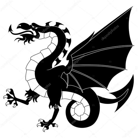 Heraldic Dragon — Stock Vector © Genestro 6642875