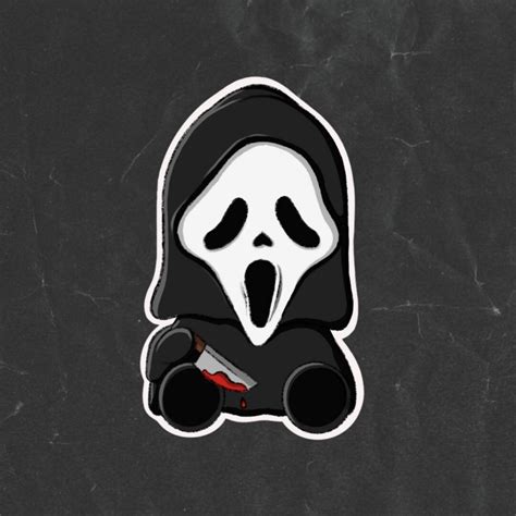 Scream Sticker Etsy