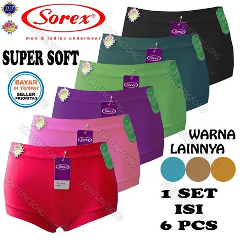 Sorex Pcs Celana Dalam Wanita Sorex Super Soft Art Lazada