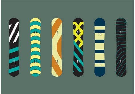 Snowboard Isolated Vectors 84506 Vector Art at Vecteezy