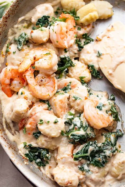 Creamy Parmesan Gnocchi With Shrimp Easy Weeknight Recipes