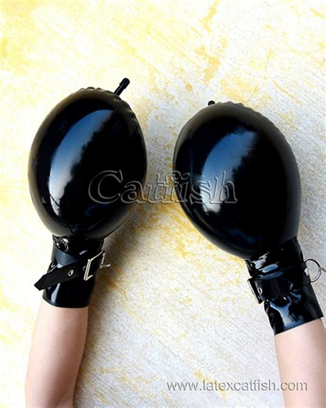 Ball Mittens Inflatable Latex Gloves Etsy