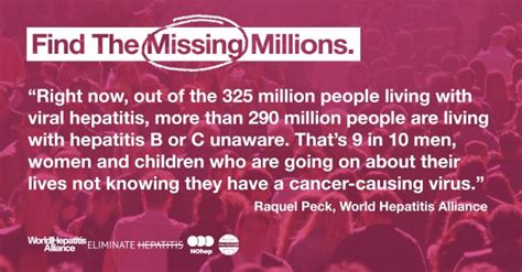 World Hepatitis Day 2018 Help Us Find The Missing Millions Uicc