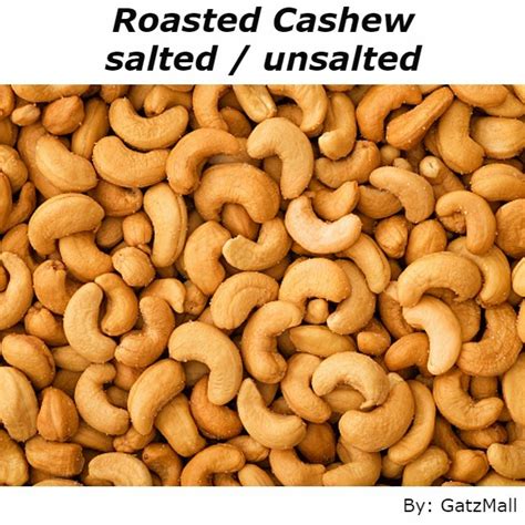 Kg Kacang Gajus Goreng Masin Tanpa Masin Roasted Cashew Nut