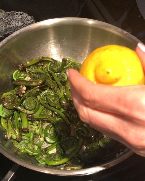 Fiddleheads In Garlic Lemon Butter Sauce — Newtrition New You