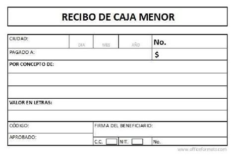 Recibo De Caja Excel Porn Sex Picture