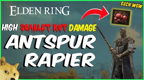 Elden Ring The BEST Scarlet Rot Damage Scarlet Rot Build Antspur