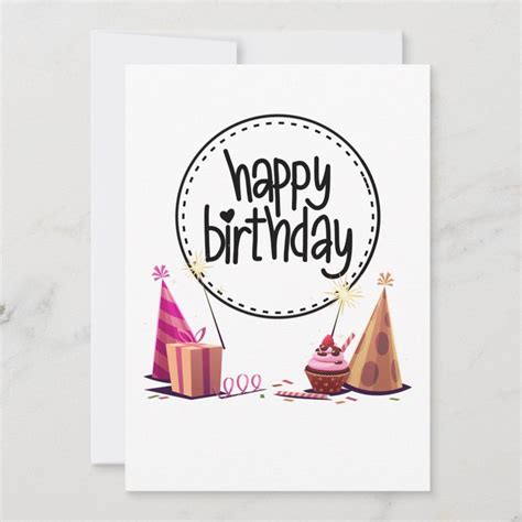 Happy Birthday Party Invitation | Zazzle | Happy birthday parties, Birthday party invitations ...