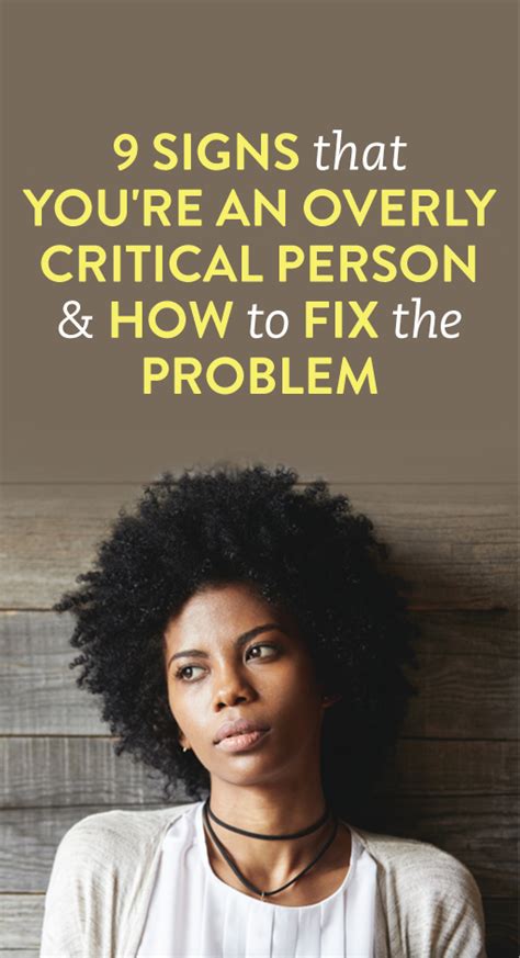 9 Signs That Youre An Overly Critical Person How To Fix The Problem