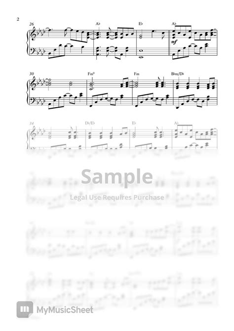 John Legend All Of Me Piano Sheet Sheets By Pianella Piano