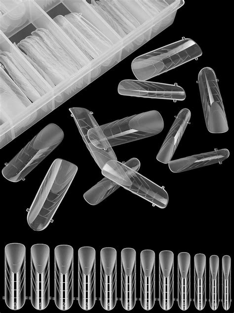 120 PCS Clear Matte Dual Nail Forms System Nail Extension Tools For