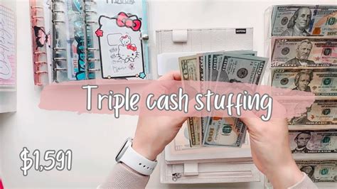 Triple Cash Stuffing Savings Challenges Completed June