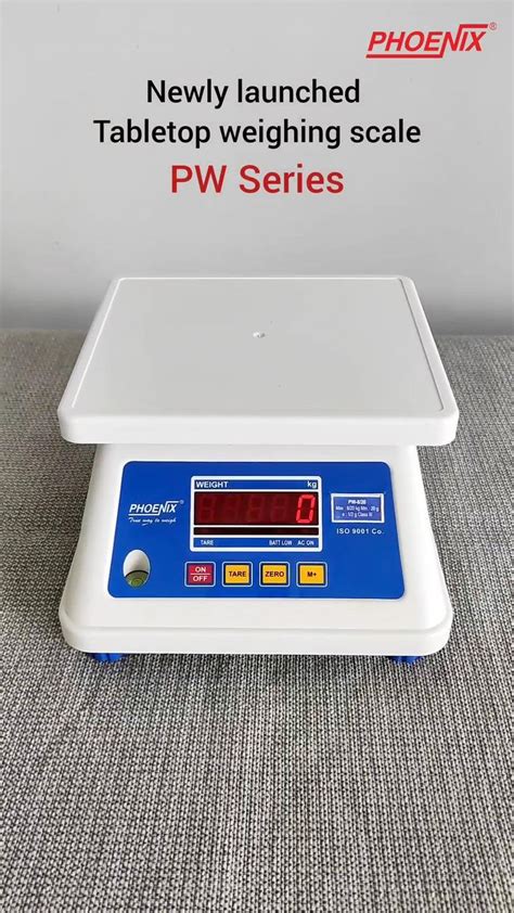 Newly Launched Tabletop Weighing Scale PW Series Video Weighing