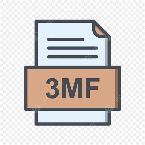 3mf Icono De Documento Del Archivo PNG 3mf Arte Antecedentes PNG Y