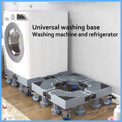 Movable Washing Machine Base Adjustable And Reinforced Washing Machine