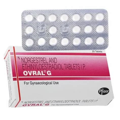 Ovral G Tablet Norgestrel Ethinyl Estradiol At Rs Stripe