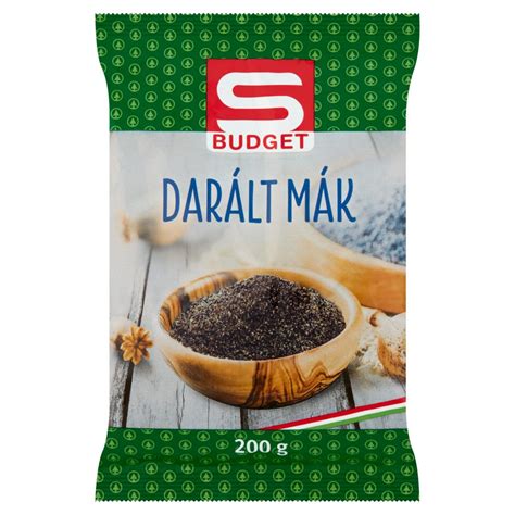 S Budget darált mák 200 g SPAR ONLINE SHOP