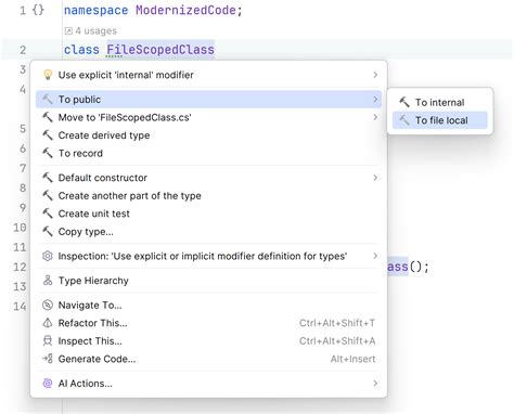 File Scoped Namespaces And Types Jetbrains Guide