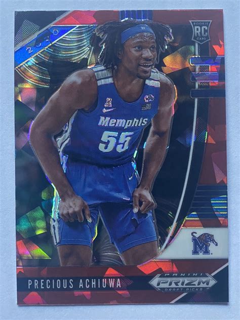 2020 21 Prizm Draft Picks Precious Achiuwa Red Ice Prizm RC Raptors