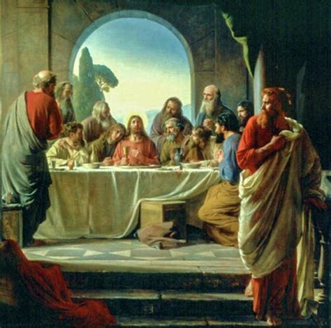 The Last Supper Painting By Carl Bloch Pixels