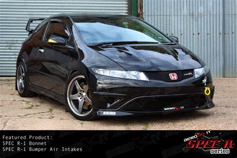 Honda Civic Type R Fn2 Bumper Intakes Honda Civic Fn2 Intake Black