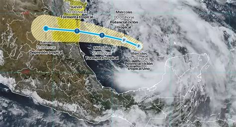 Conagua Tormenta Tropical Alberto Trayectoria Y Estados