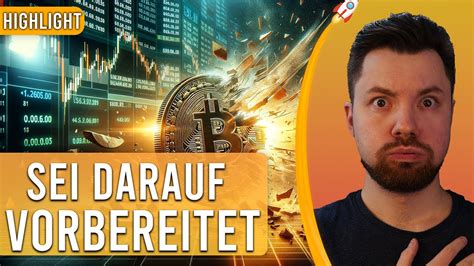 Bitcoin Korrektur Das Muss Passieren Youtube