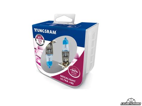 Лампа галогенная Tungsram Megalight Ultra +90%, H1, 12V, 55W, P14,5s ...