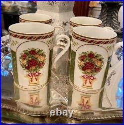 Royal Albert Old Country Roses Set Of Four Season Of Color Coffee