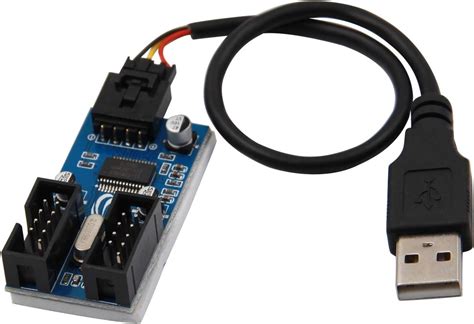 Wymect Usb To Pin Extension Cable Header Motherboard Pin