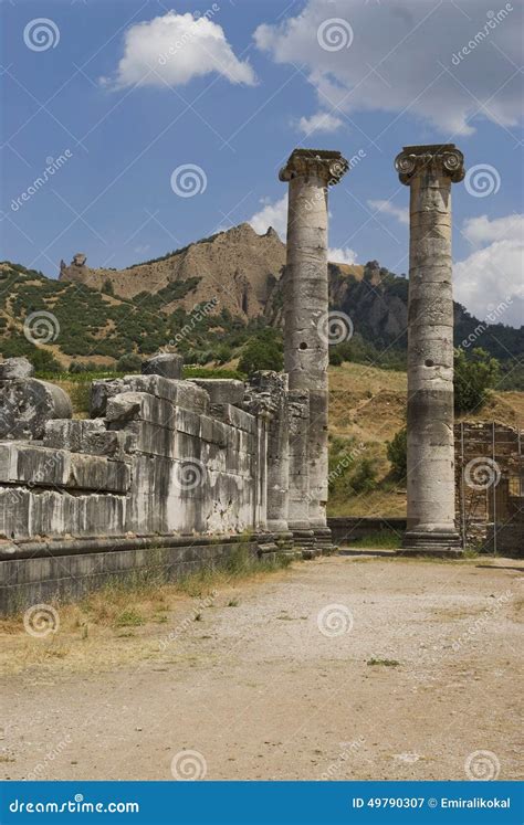 Sardis stock image. Image of turkey, sardis, built, structure - 49790307