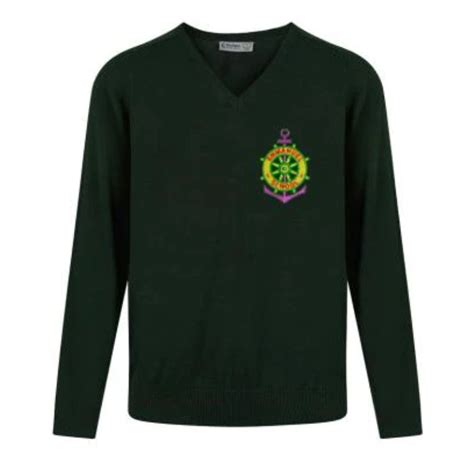 Emmanuel School Knitted Jumper Crested School Wear