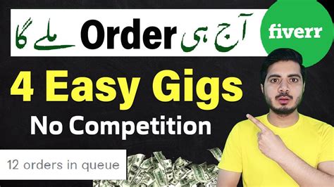 Easy Fiverr Gigs For Quick Orders Low Competition Fiverr Gigs