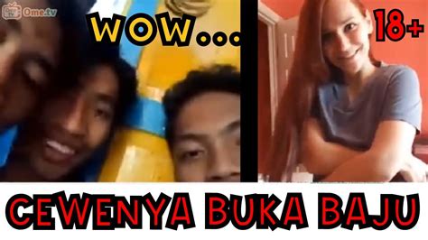 Prank Ome Tv Cewek Buka Baju Youtube