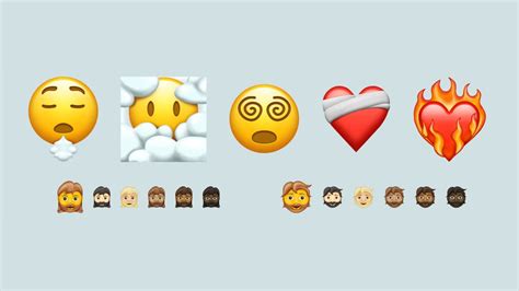 emojis  coming   including  heart  fire  woman