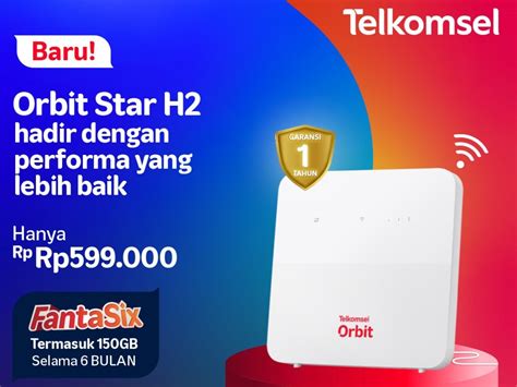 Modem Telkomsel Orbit Star H2 Generasi Baru Resmi Rilis Dengan