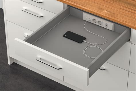 Steckdosenelement Schuko Steckdosen F De Mit Fach Usb