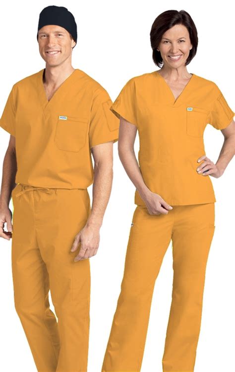 Final Sale Golden Yellow Mobb Classic Scrub Set Two Piece