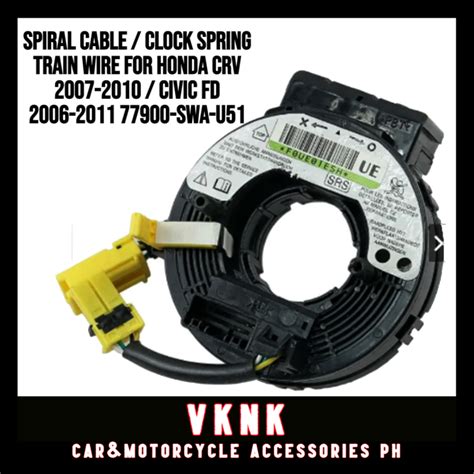 Spiral Cable Clock Spring Train Wire For Honda CRV 2007 2010 Civic