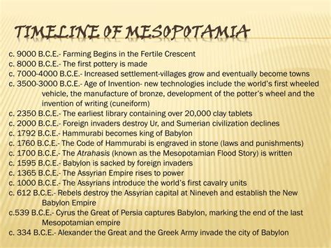 Mesopotamia Timeline 957